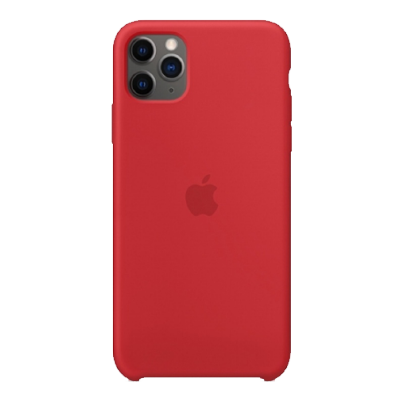 Накладка Apple iPhone 11 Pro Max Silicon Case (Красный)