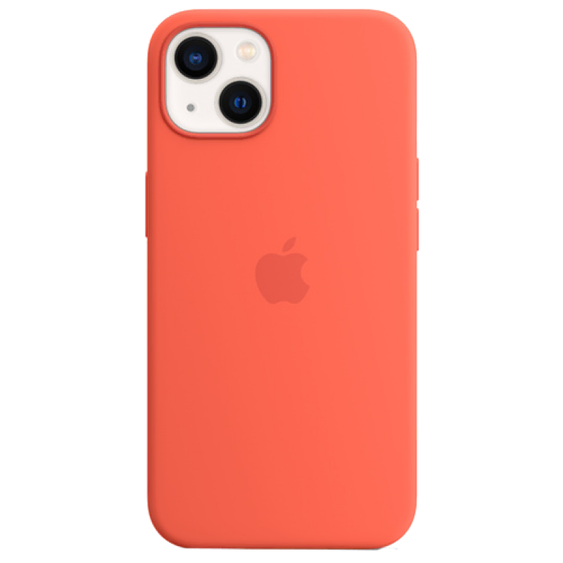 Накладка Apple iPhone 13 Silicon Case MagSafe (Нектарин)